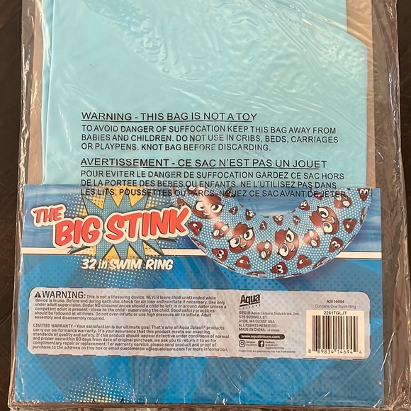The Big Stink 32” Swim Ring 💩 - Picture 2 of 2